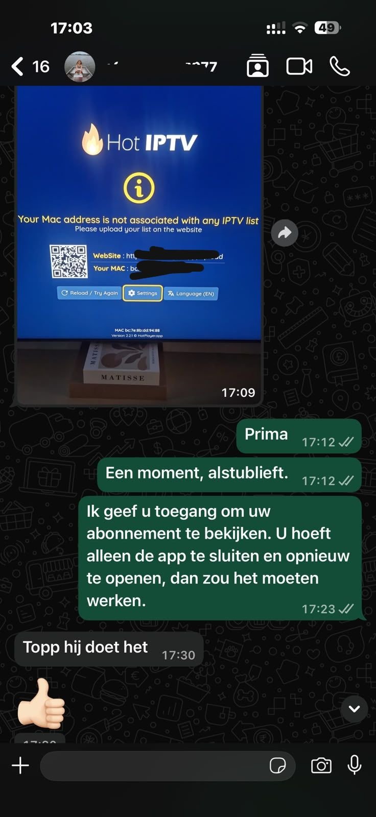 Molyiptv Canada customer review 3